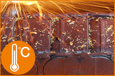 Xích dẫn cáp cho nhiệt độ khắc nghiệt